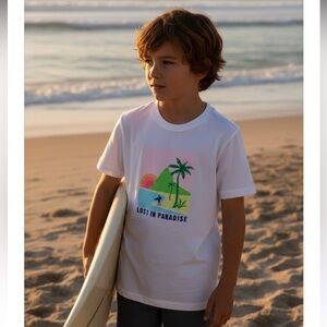 NWT-  Janie & Jack Lost In Paradise Tee